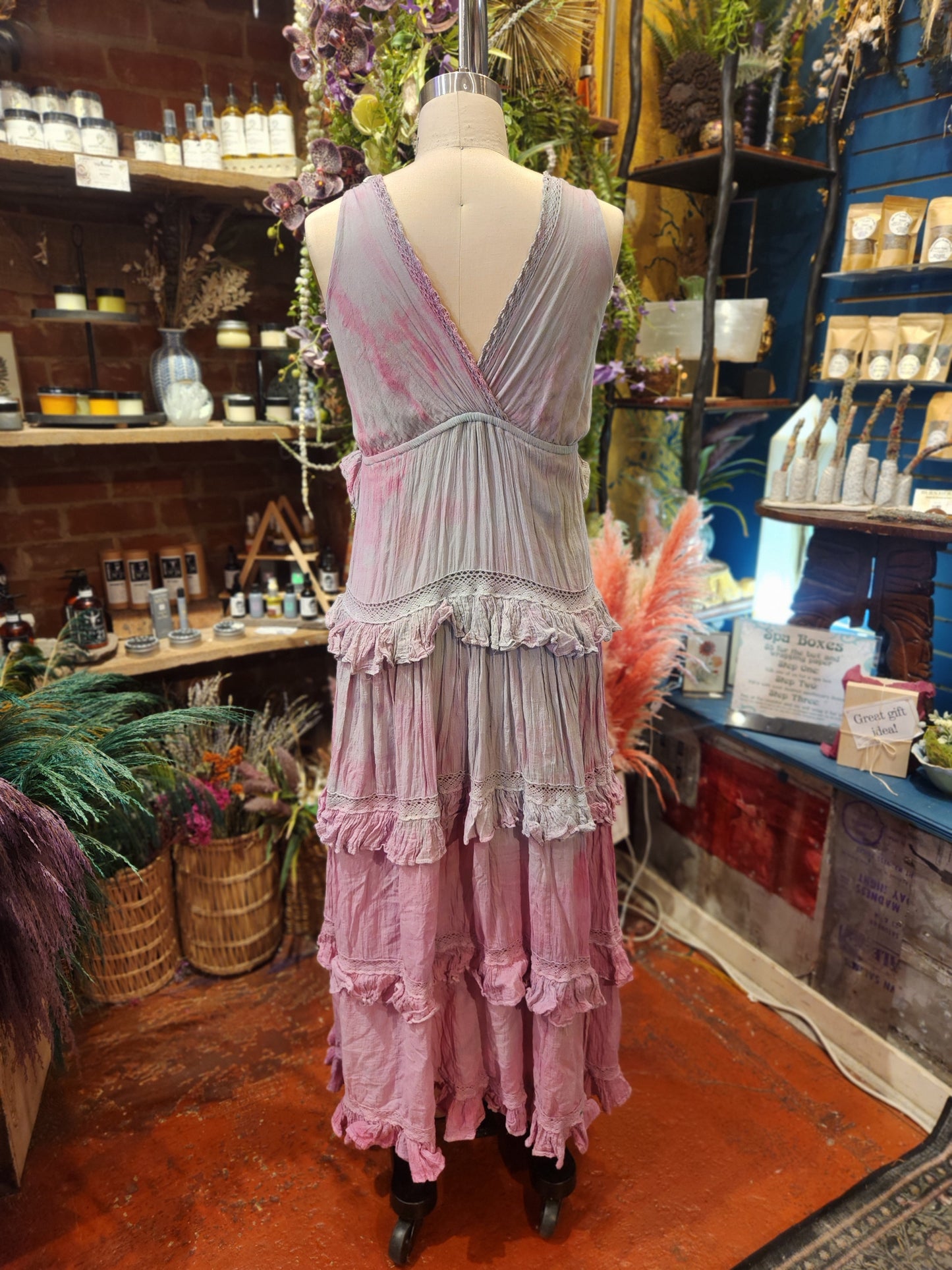 Cotton Candy Ruffle Dress