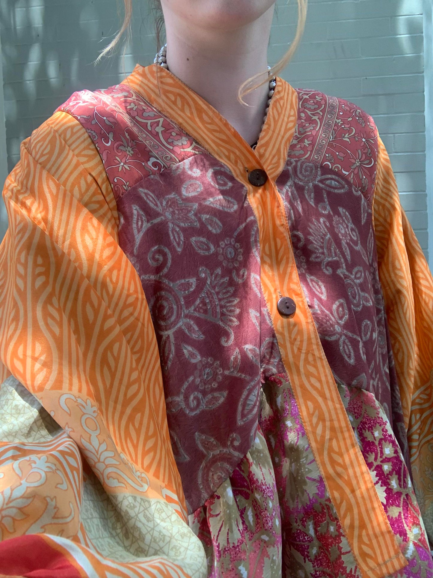 Sari Smock Shirt -Orange Dream - La De Da
