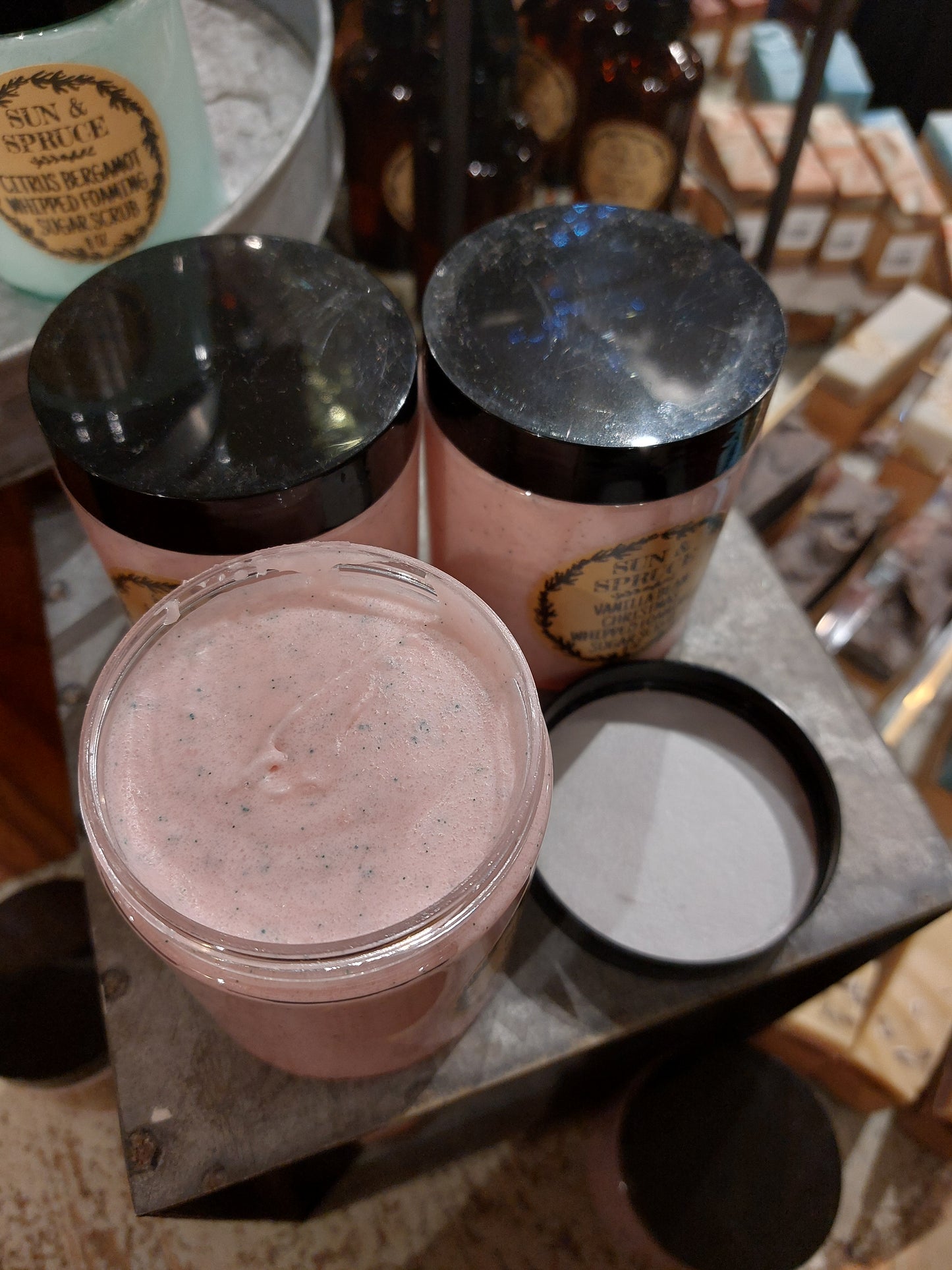 Vanilla Bean Christmas Whipped Foaming Sugar Scrub*