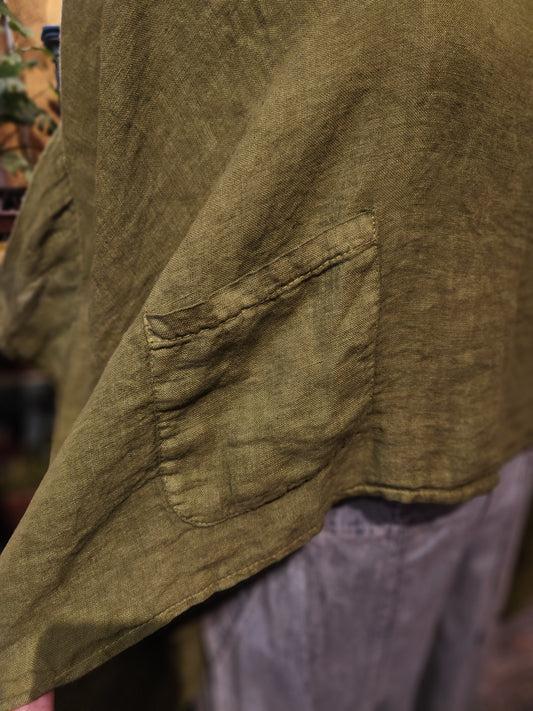 One Pocket Cape Top