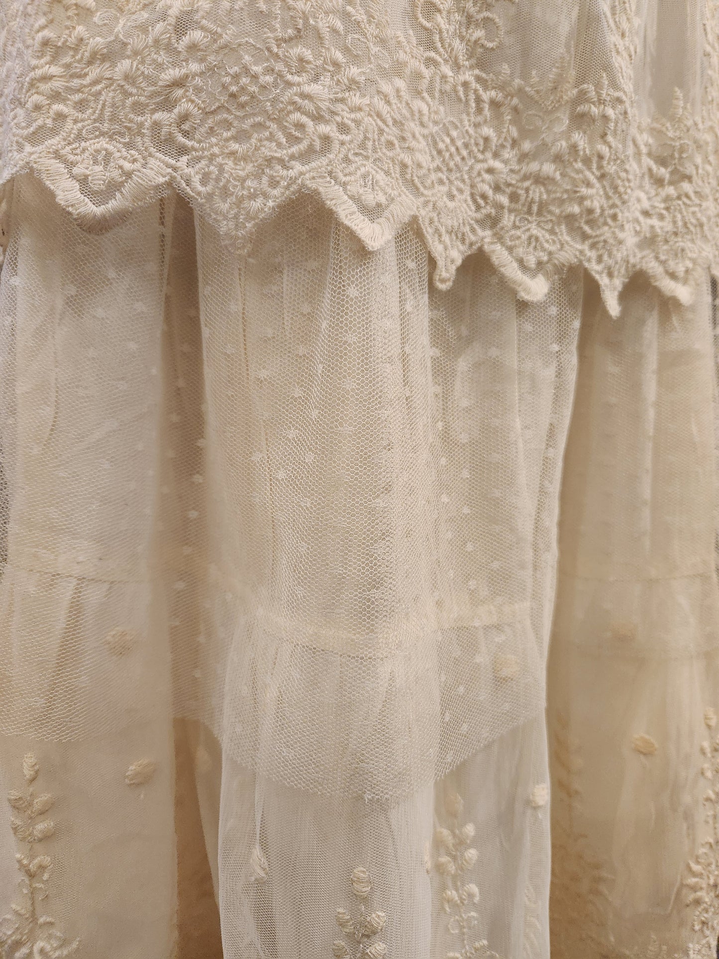 Chantilly Maxi Skirt - Ivory