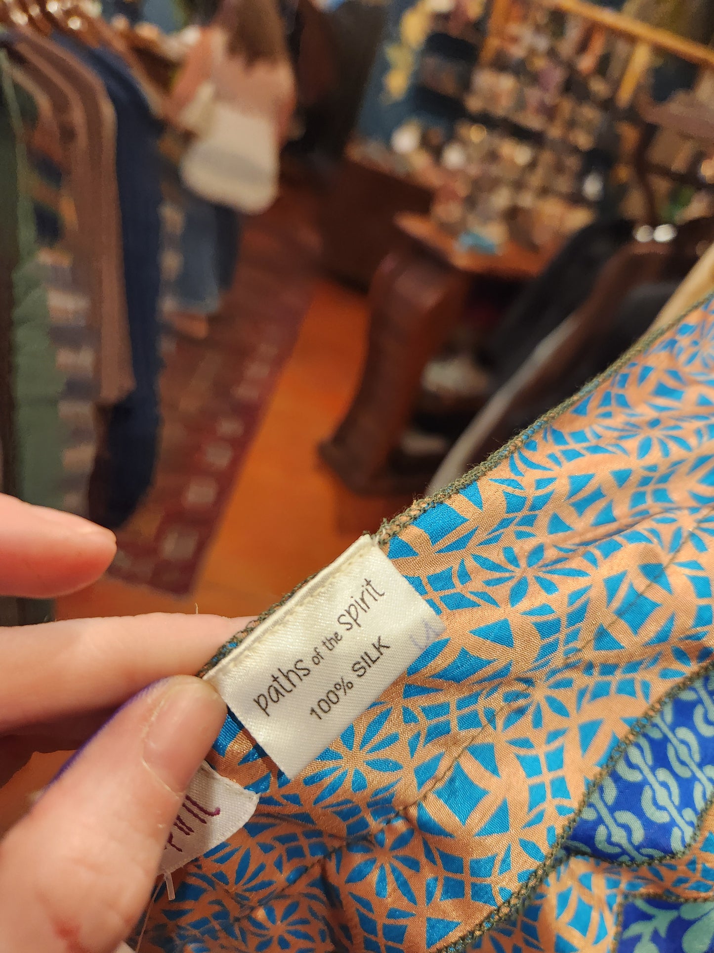 7 Panel Recycled Sari Scarves