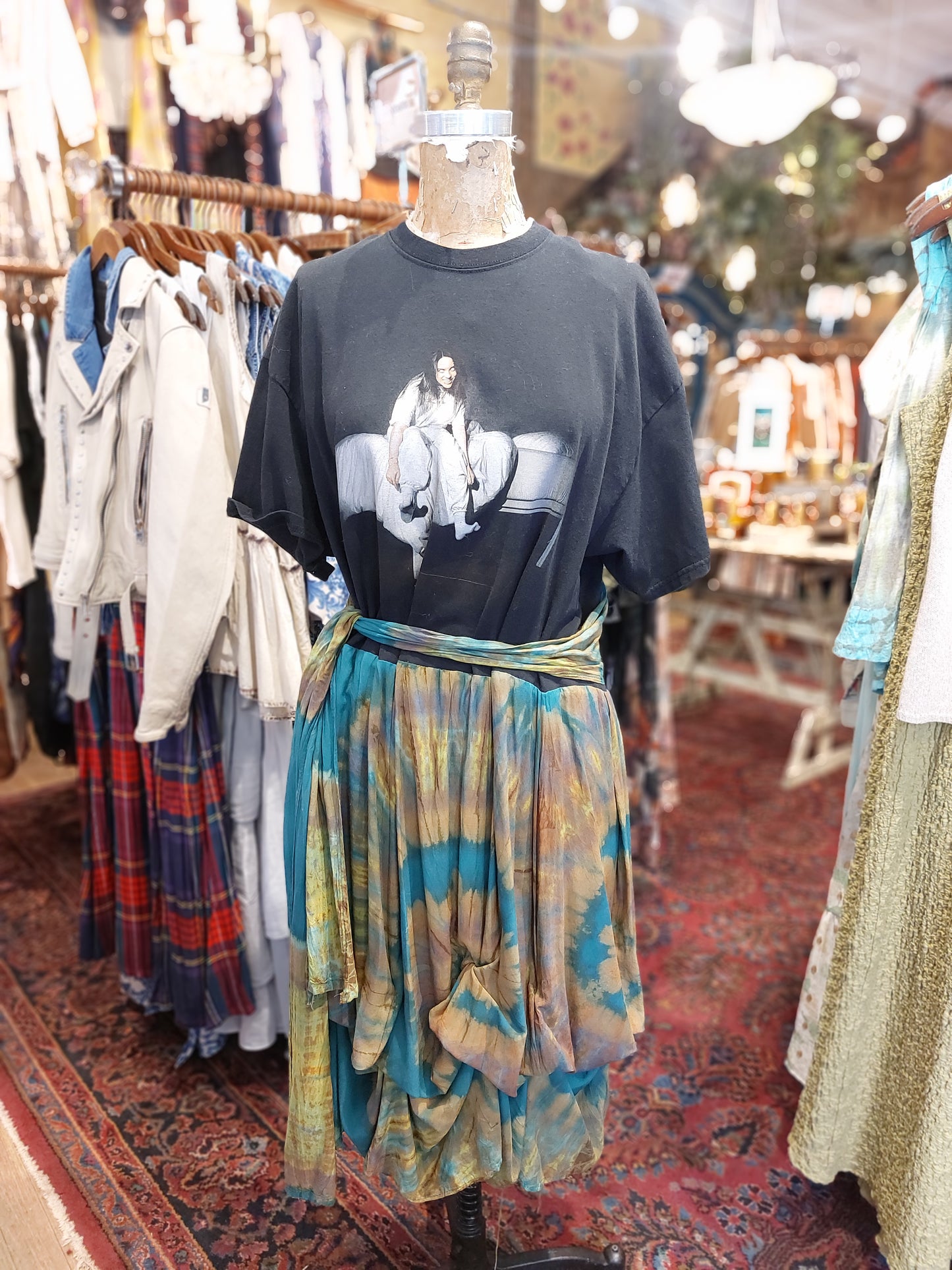 Billie Eilish Tie Dye Bottom Dress* #56