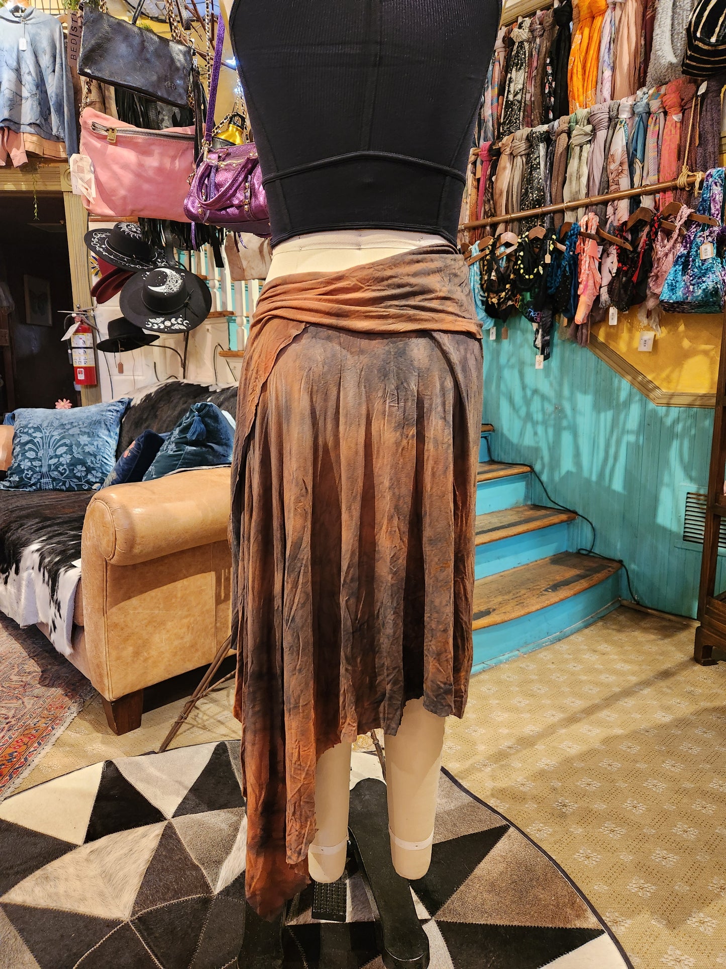 Maxi Athena Skirt - Copper
