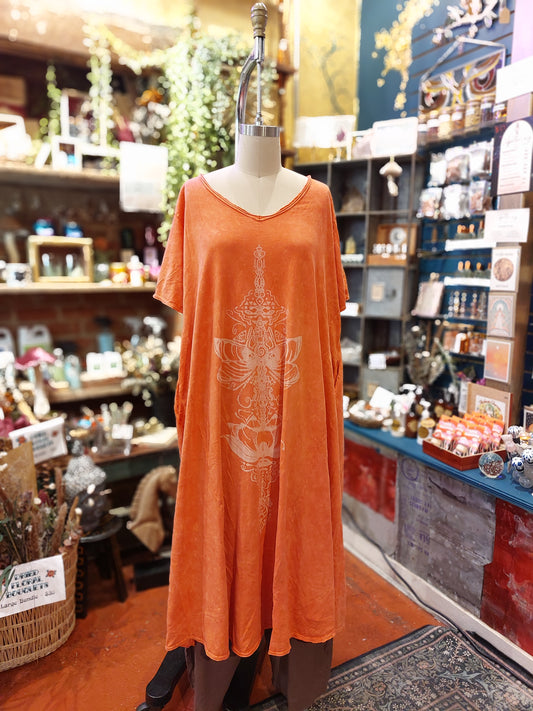 KB Dream Tee Dress - Coral