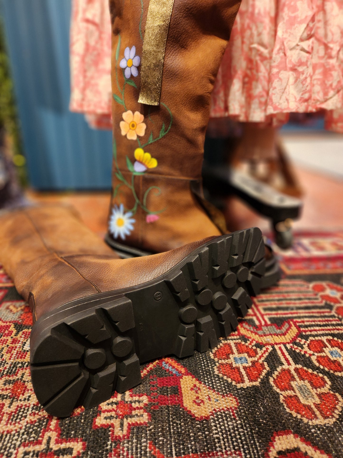 Floral Fantasy Papucci Boot - Michaela Davis*
