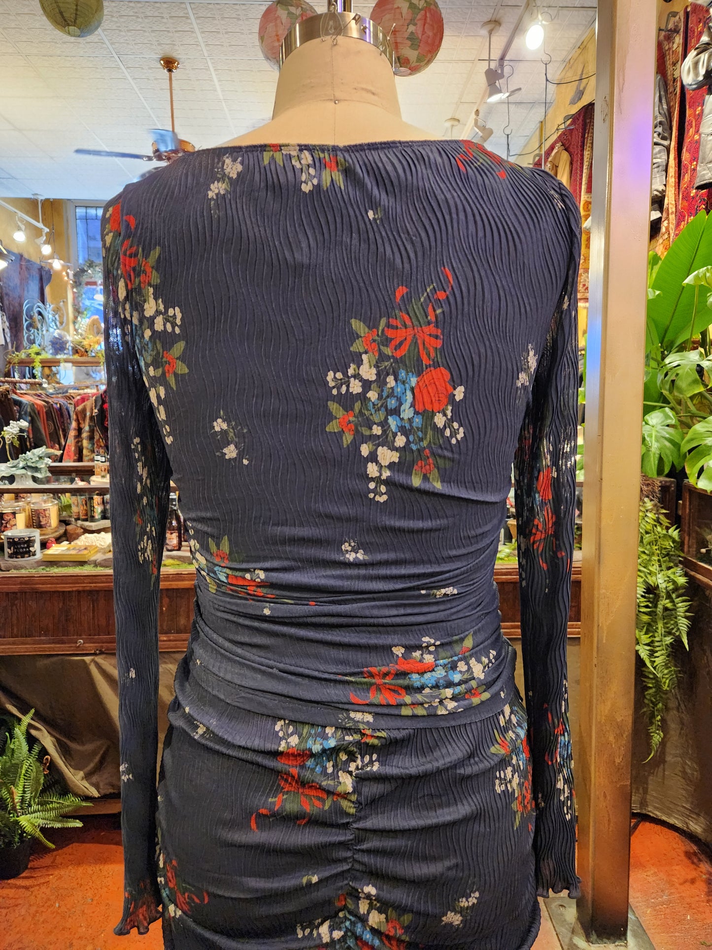 Crimson Lights Top - Navy Combo