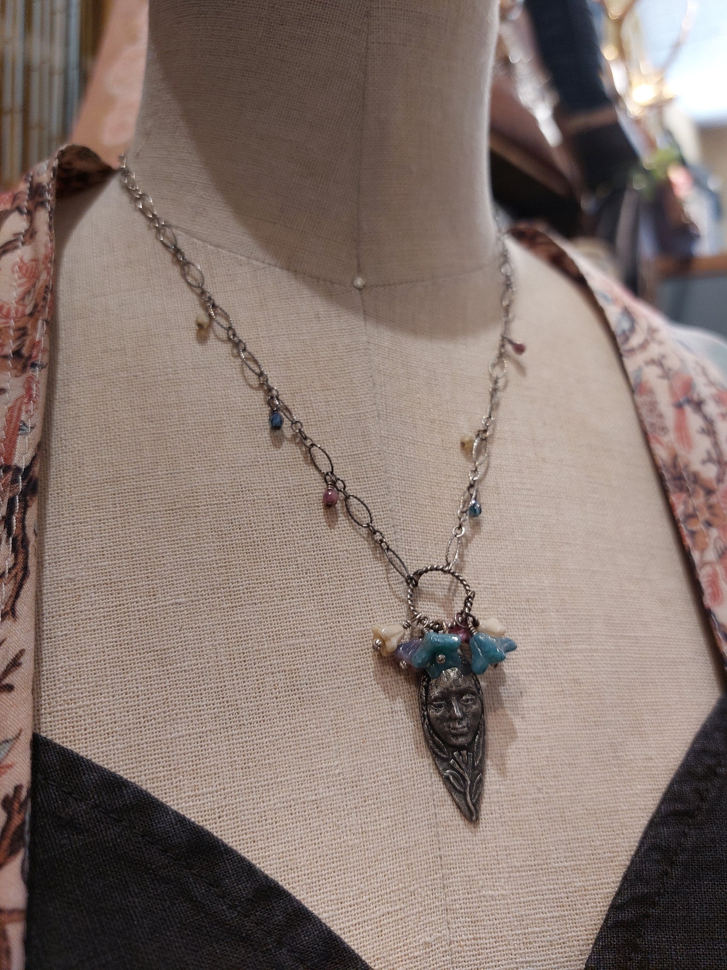 Pewter Charm Goddess (2) *N240