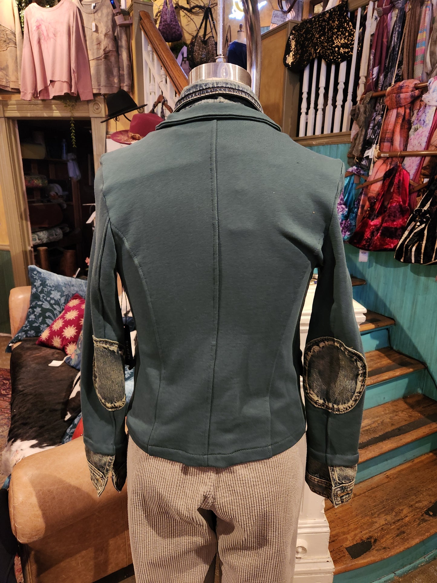 Clarissa Blazer - Evergreen