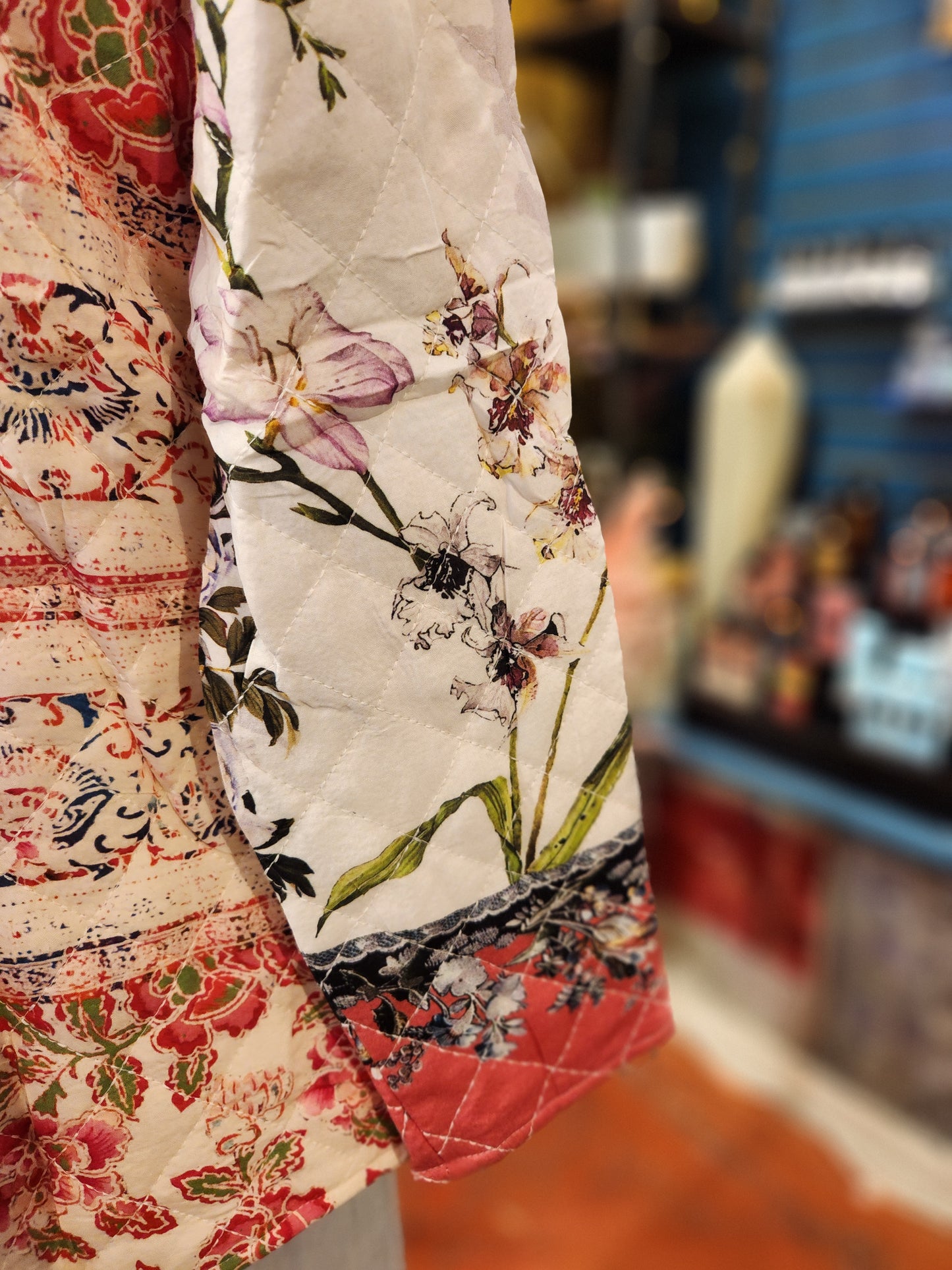 Find My Way Floral Quited Jacket