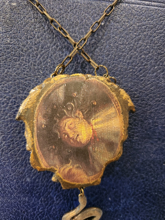 The Minerva's Shield Handmade Medusa Necklace