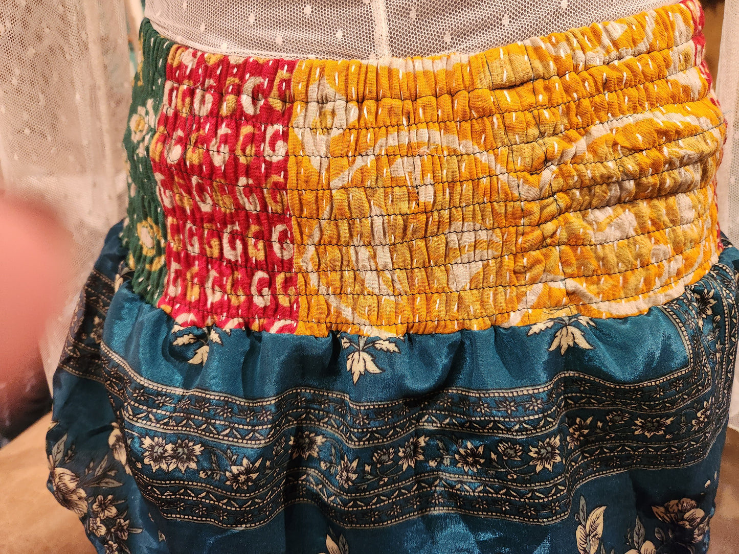 Rasgulla Sari Venus Ruffle Maxi 1125 - 061