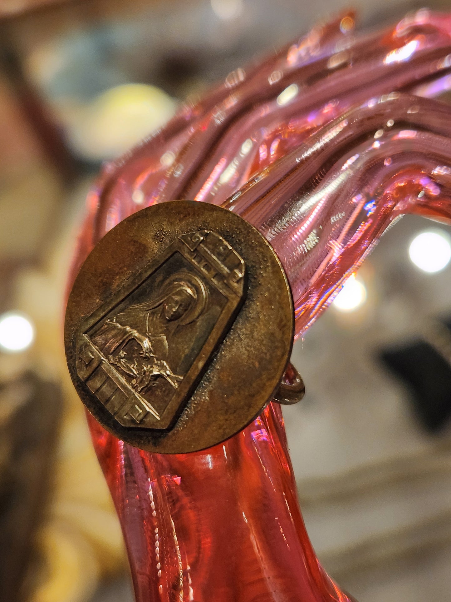 Vintage Madonna Coin Ring