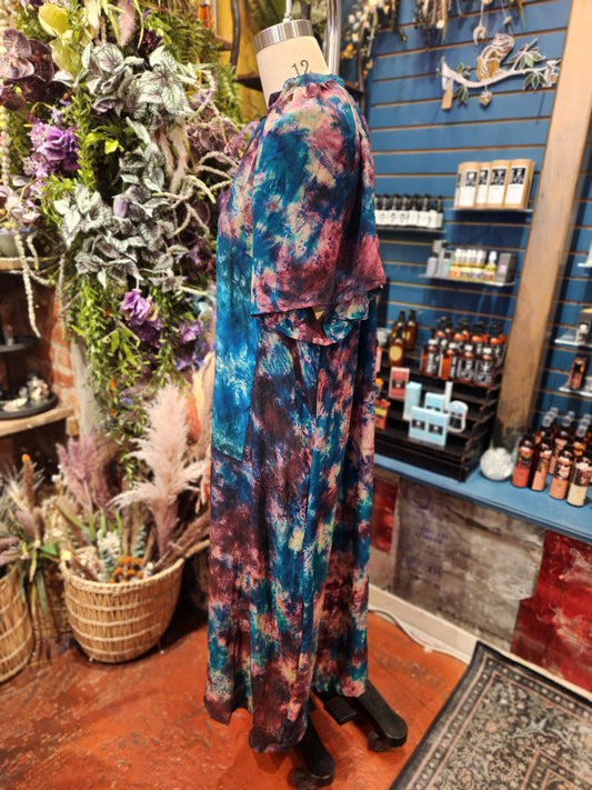Crepe Sari Summer Woodstock Duster
