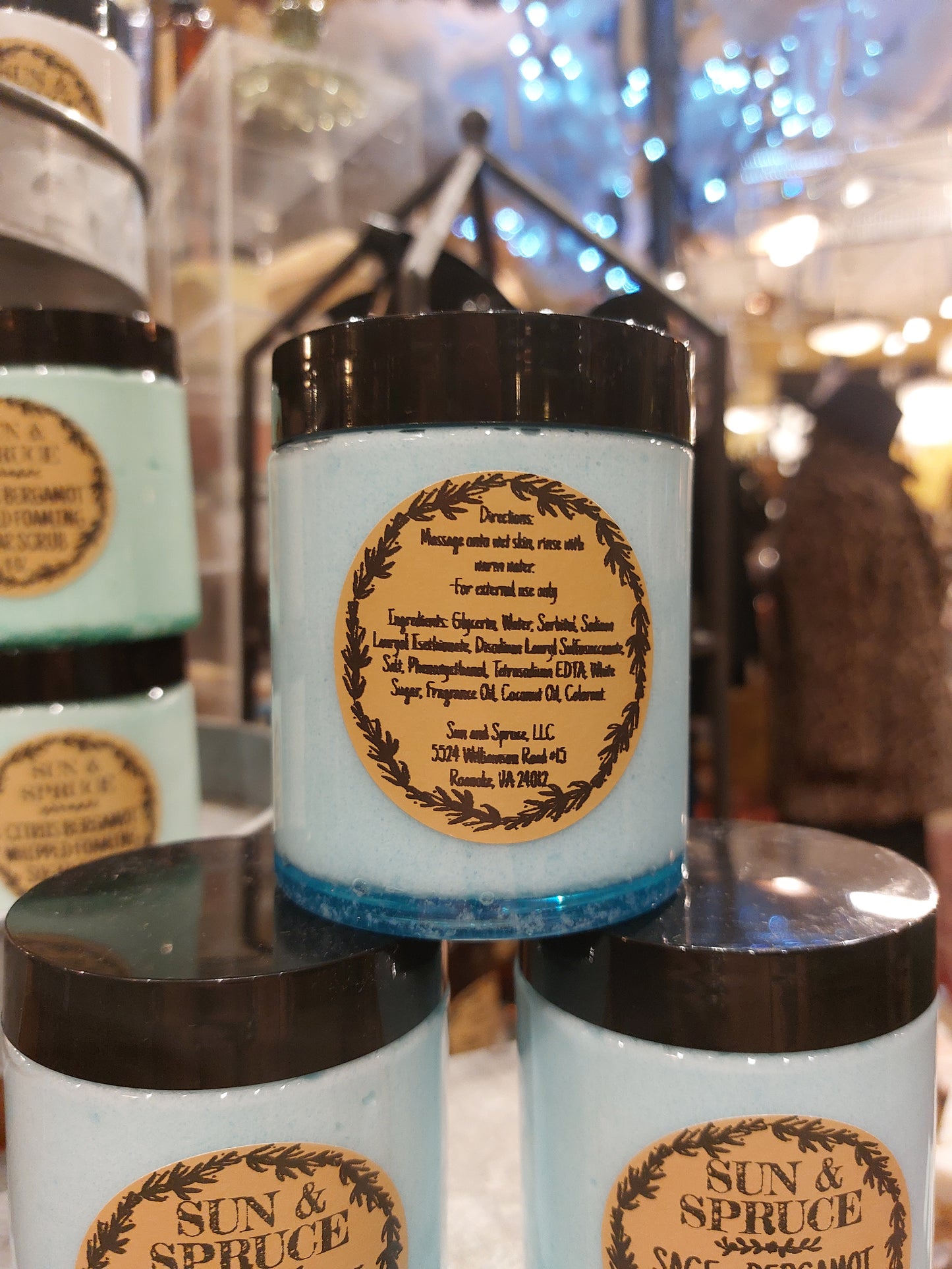 Sage & Bergamot Whipped Foaming Sugar Scrub*