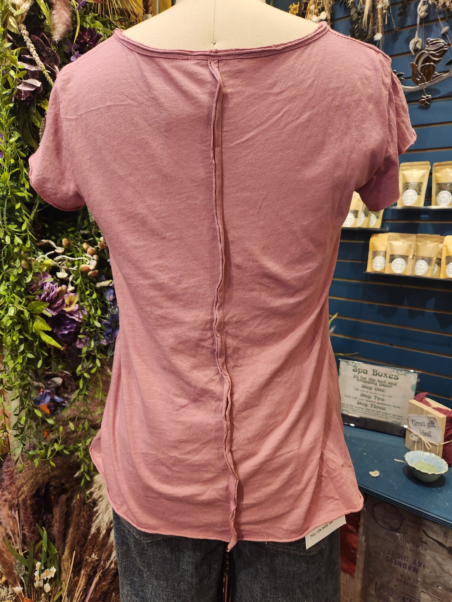 Henley Cotton Summer Top (multiple colors available )