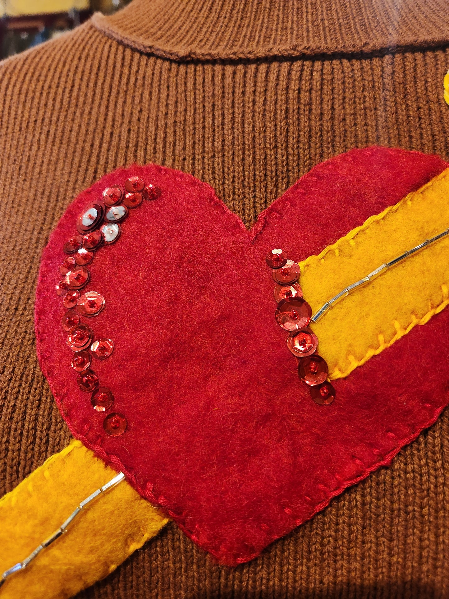 Pierced Heart Sweater - Christine Strait*