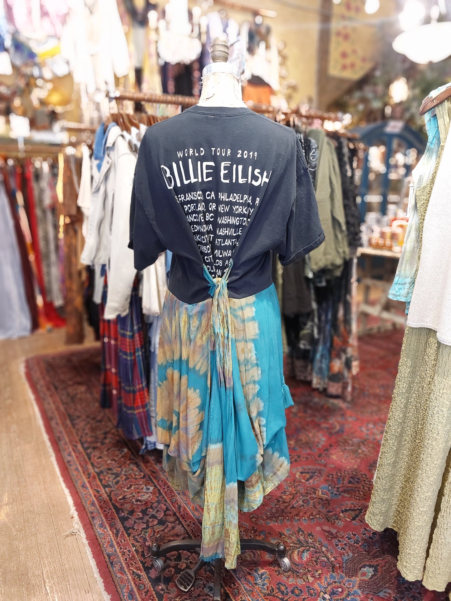 Billie Eilish Tie Dye Bottom Dress* #56