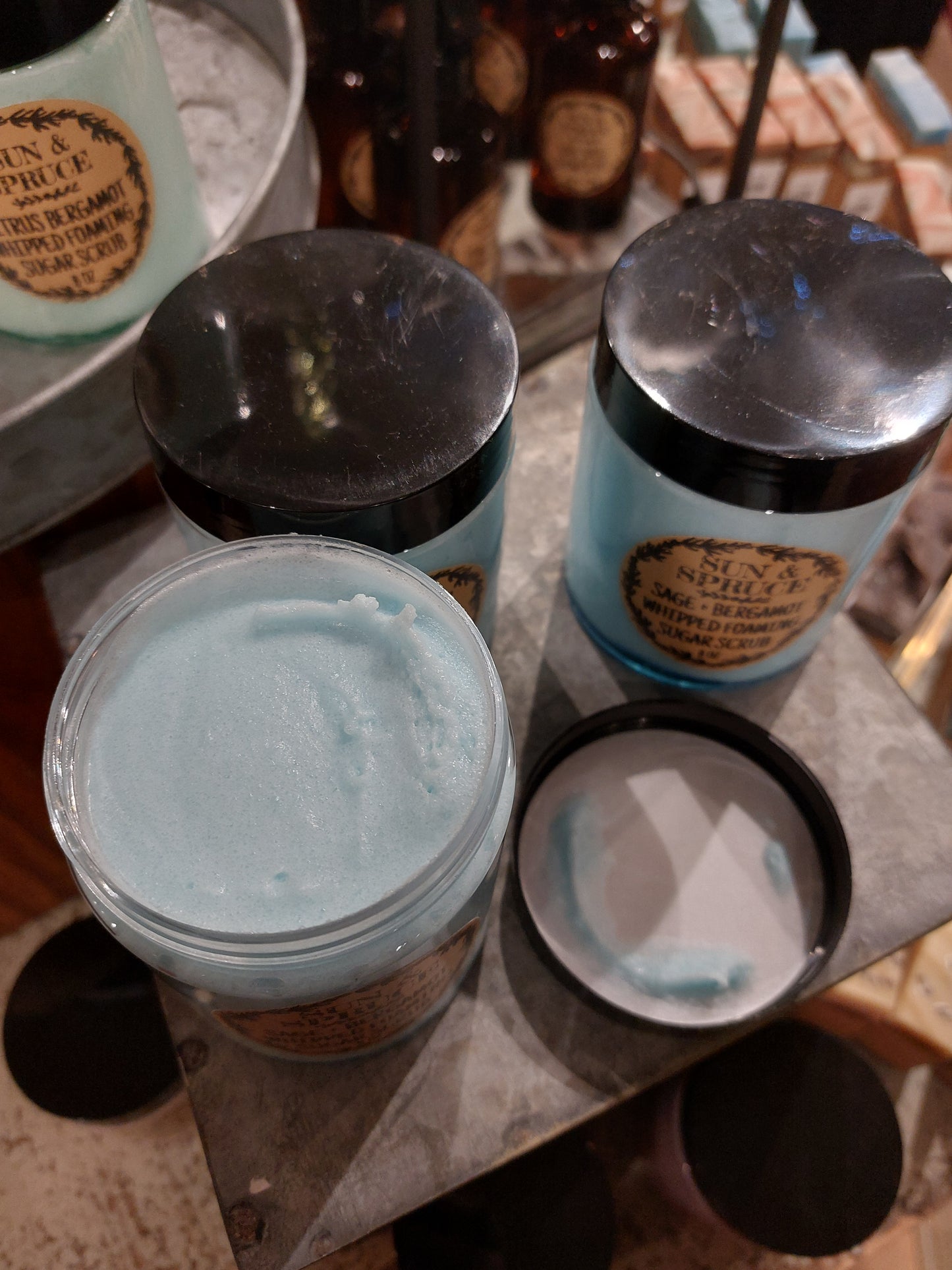 Sage & Bergamot Whipped Foaming Sugar Scrub*