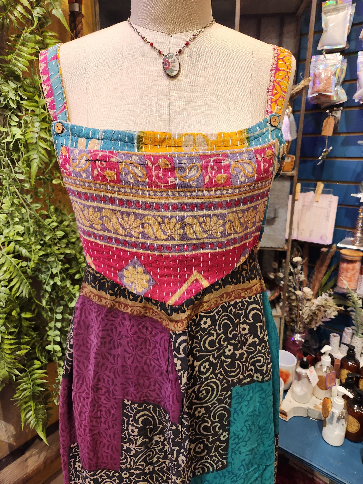 Crossroad Overall Dress 196