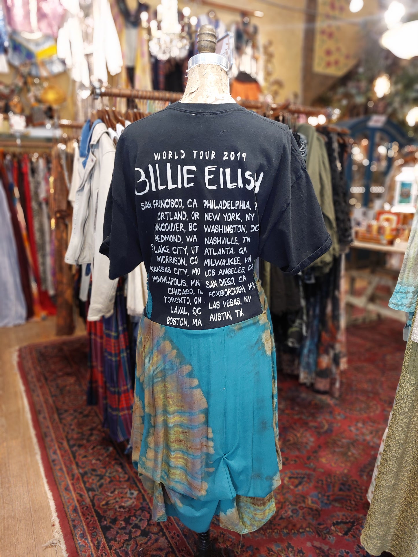 Billie Eilish Tie Dye Bottom Dress* #56