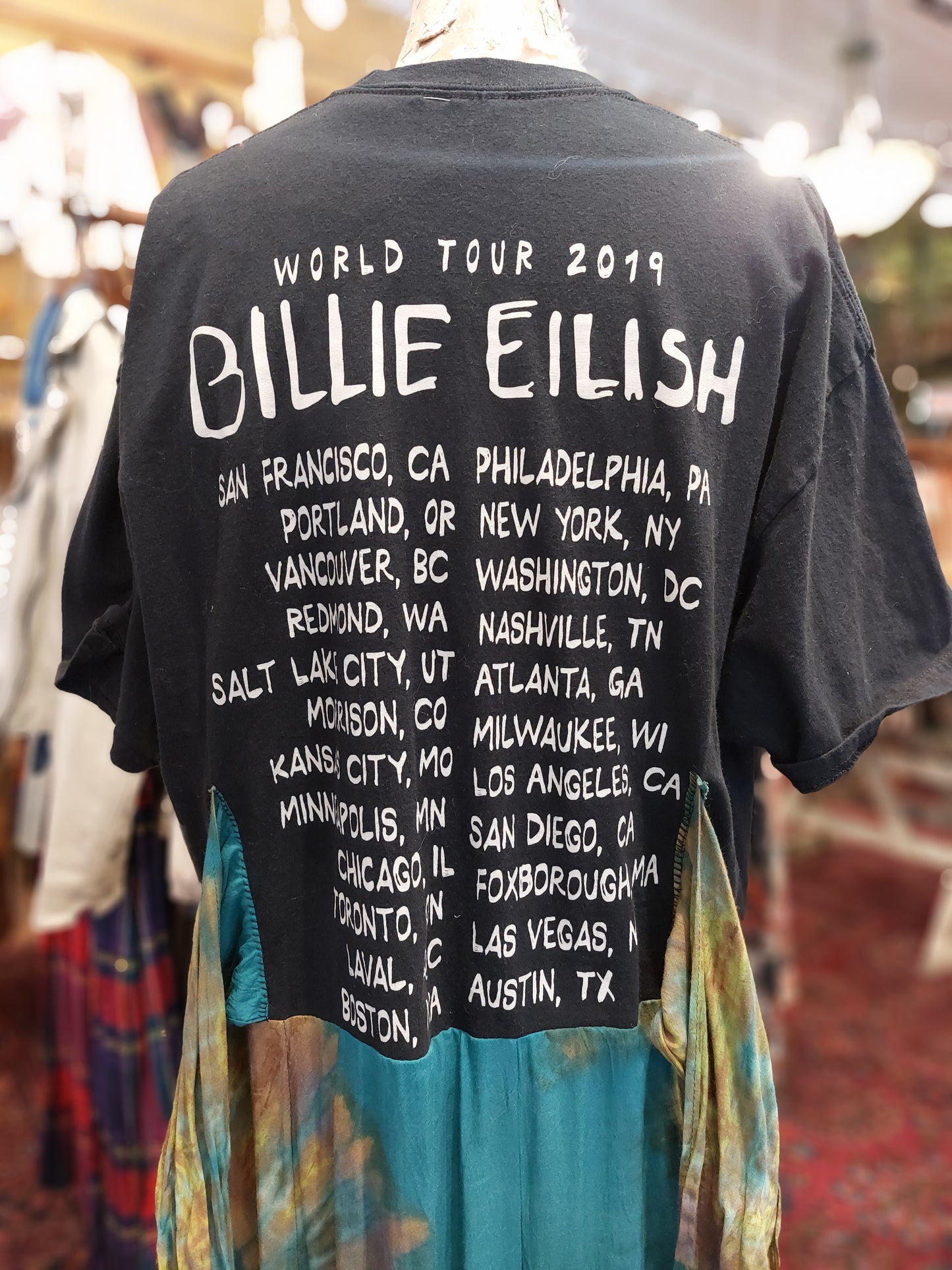 Billie Eilish Tie Dye Bottom Dress* #56