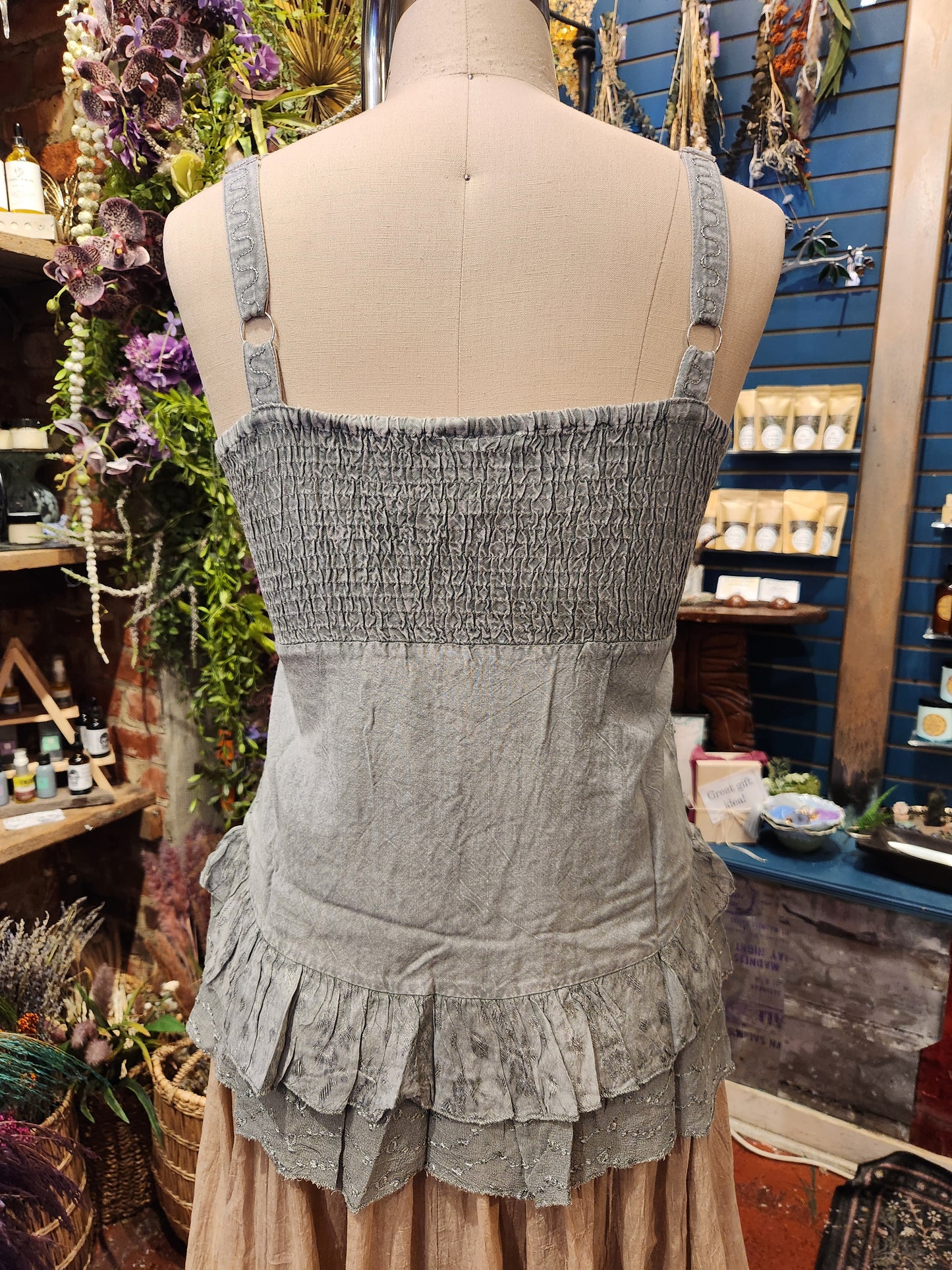 Sage Stonewash Tank