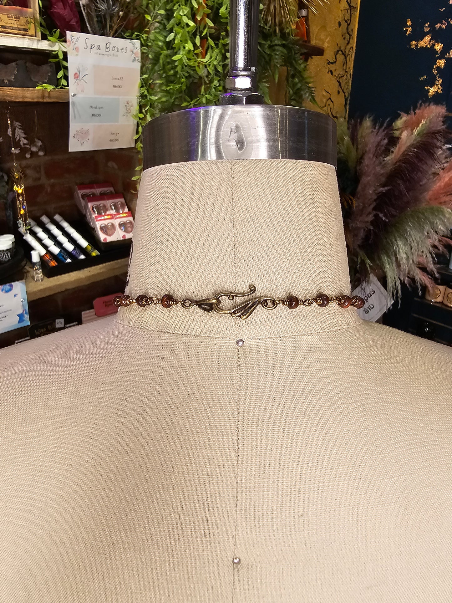 Virgin Mary Beaded Necklace