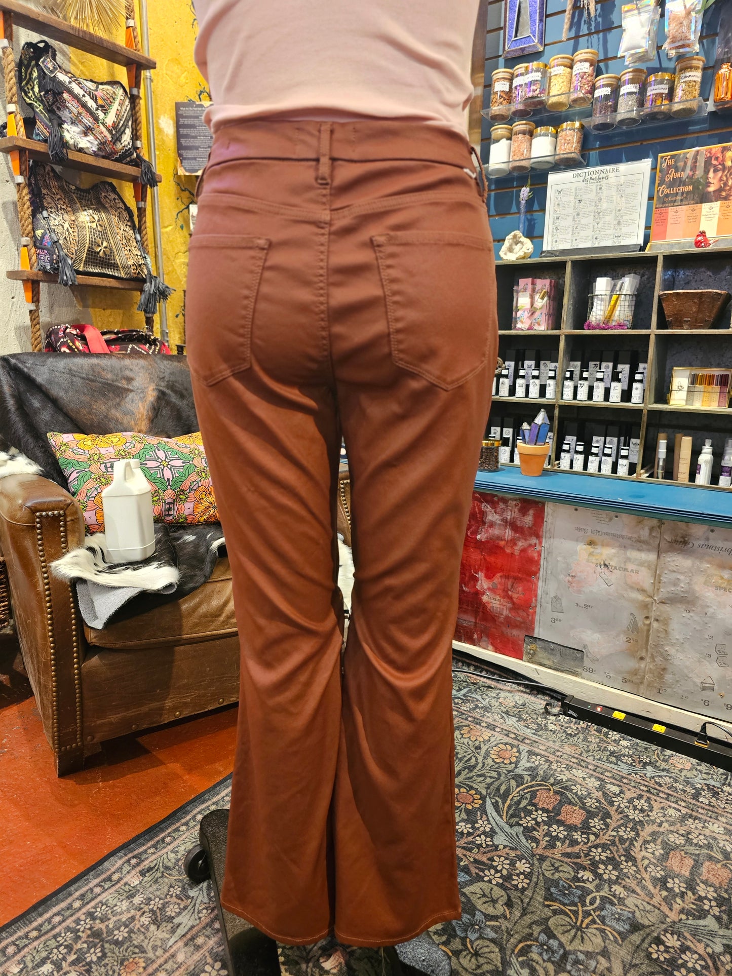 Celestial Embroidery with Floral Mesh Dear John Jaxtyn Pants -Debi Samuels*