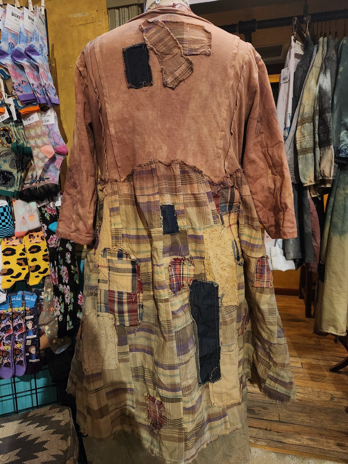 Hand Dyed 'Paperlace' Patchwork Jacket