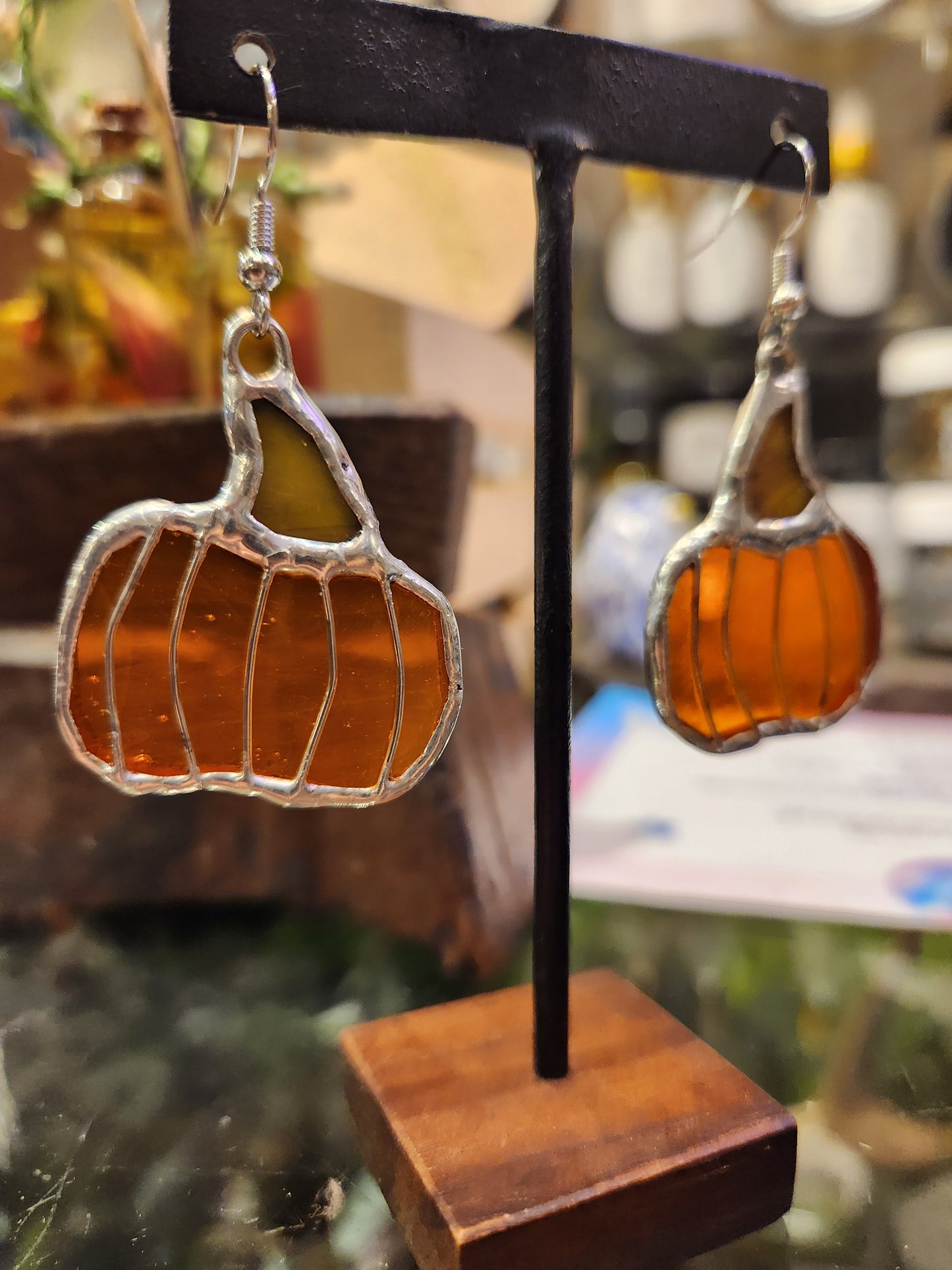 Pumpkin Earrings (2) - *KC40