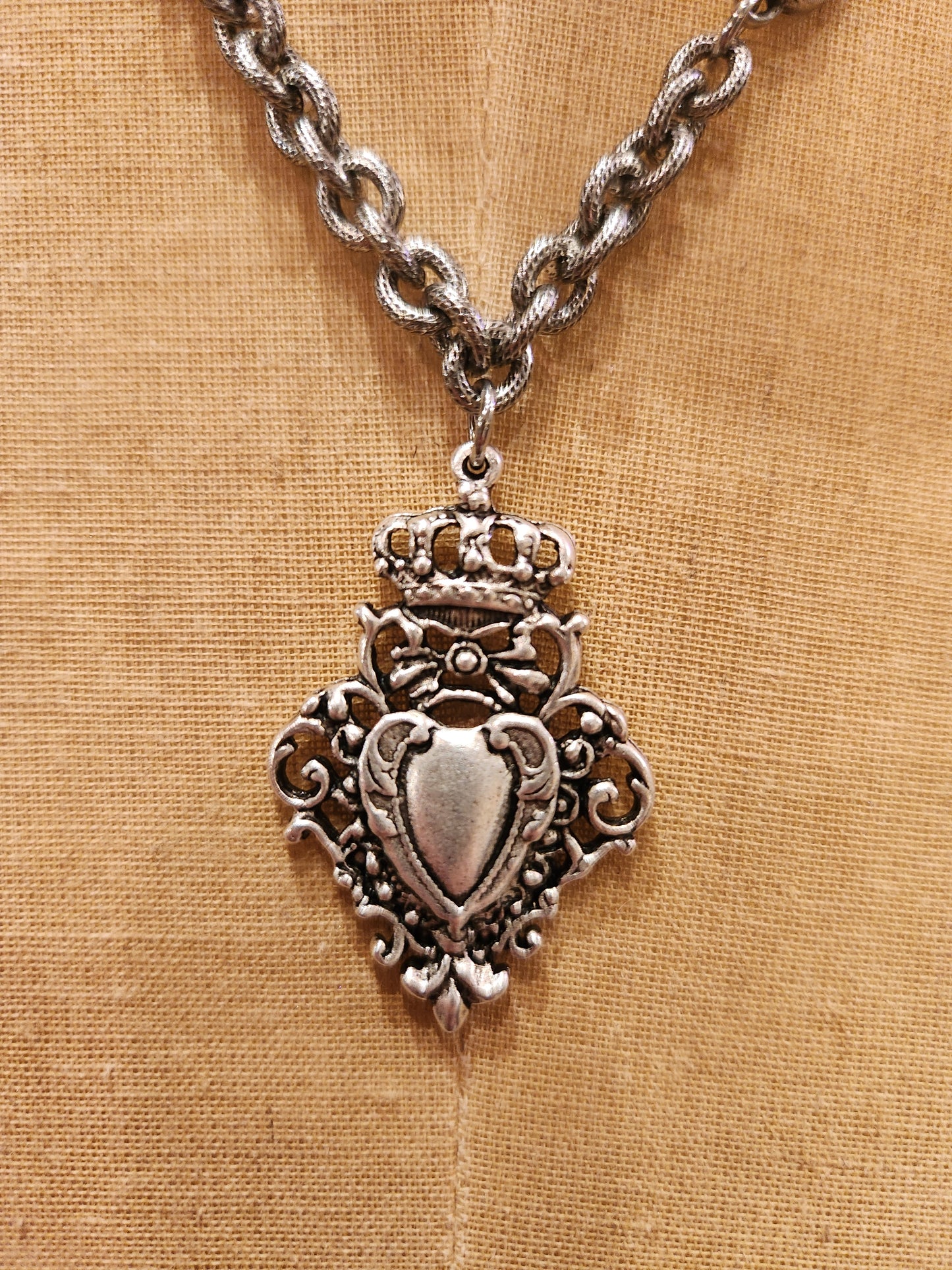 Queen of Hearts Vintage Reproduction - Sterling Plated