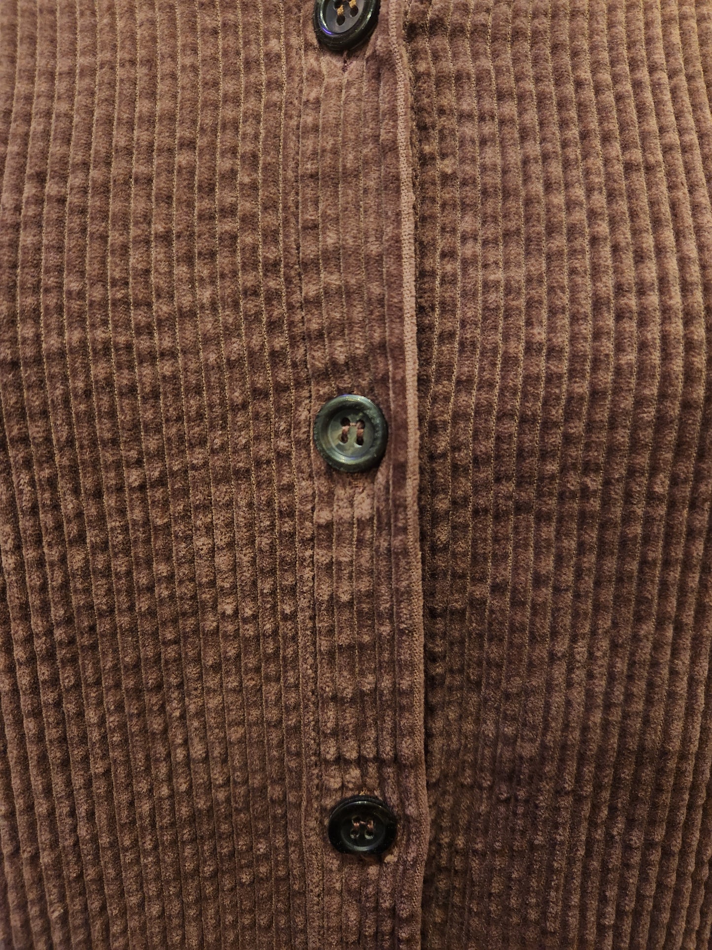 Aline Lux Cord Shirt - Cola