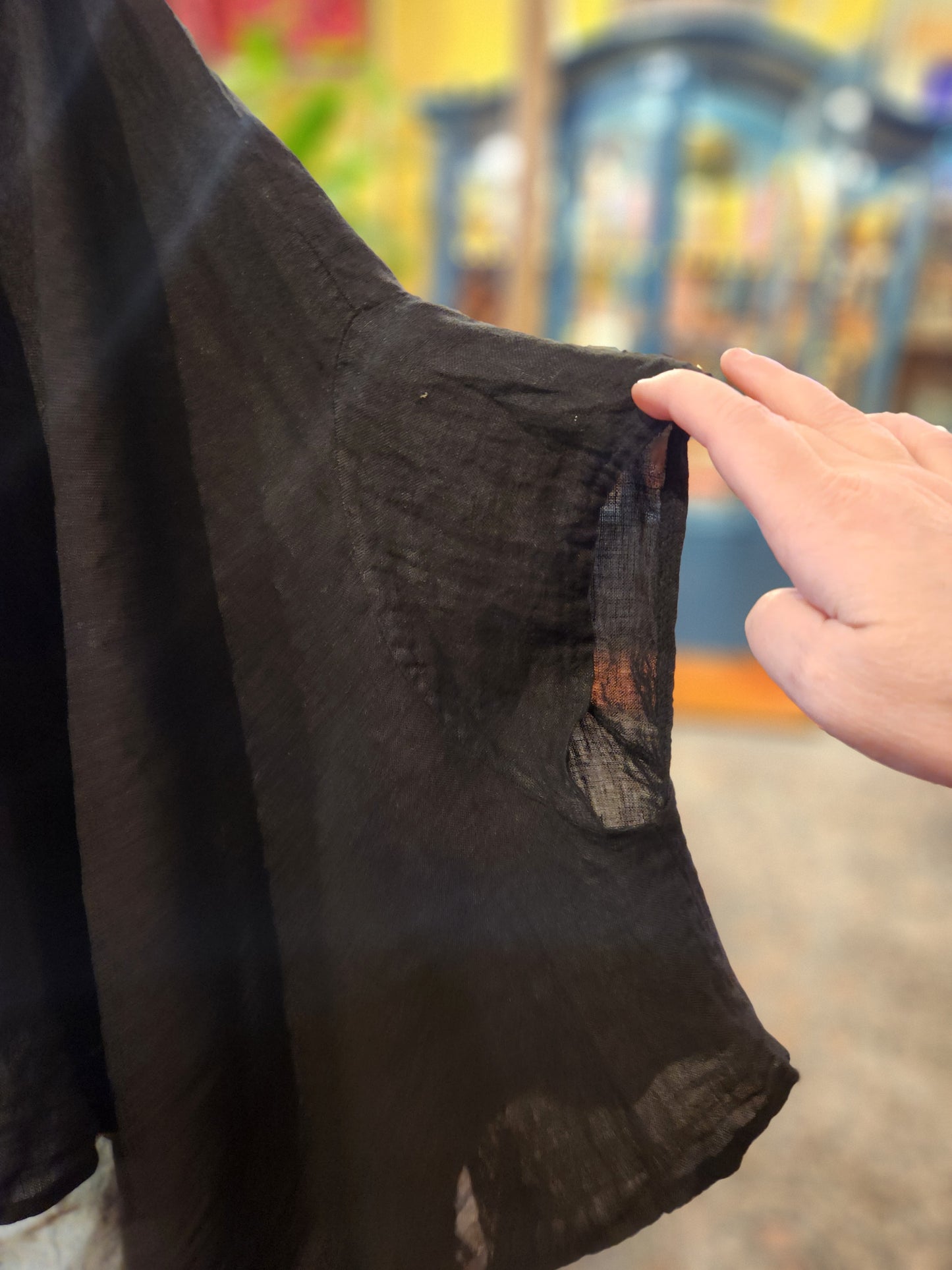 One Pocket Cape Top