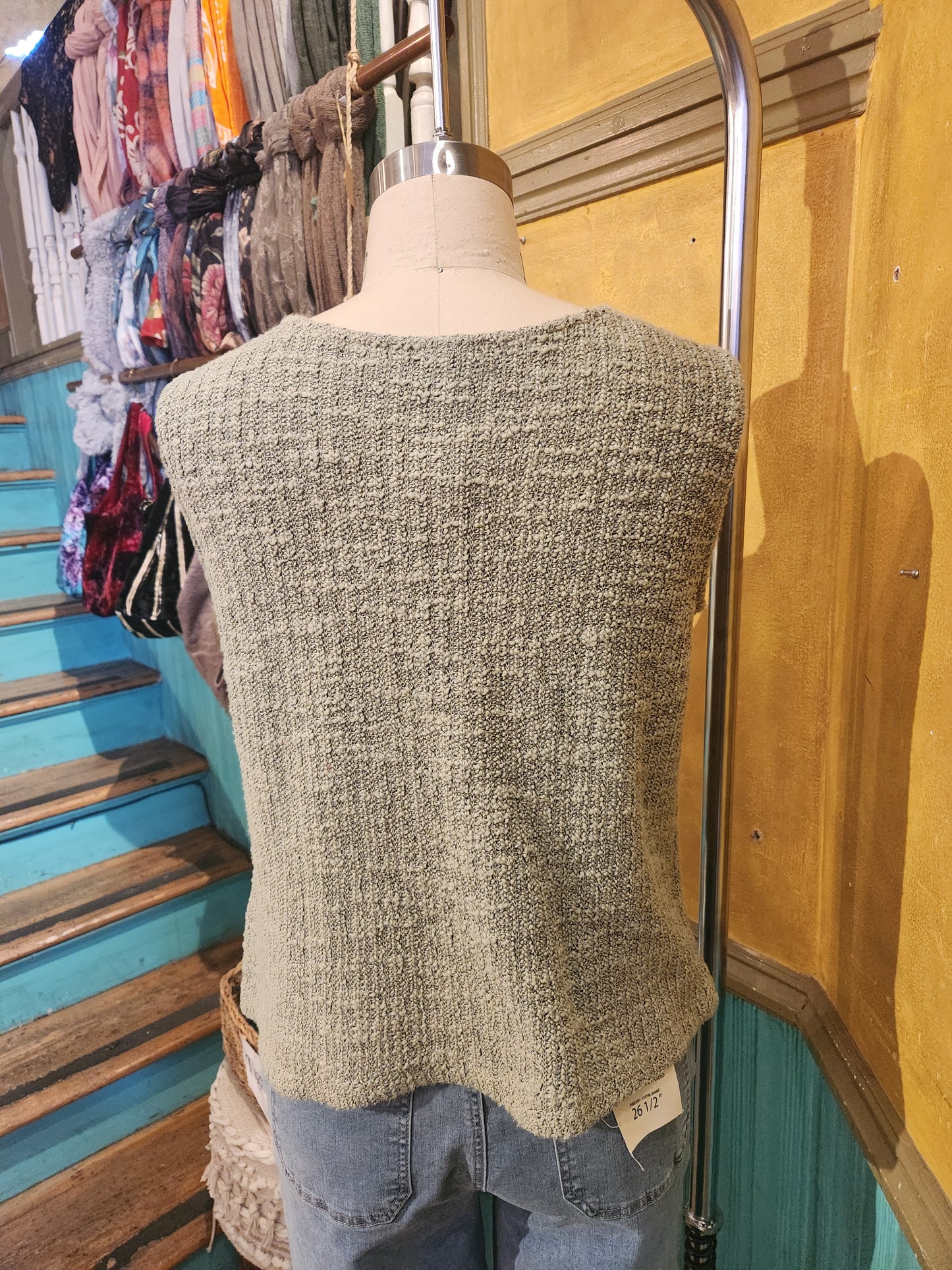 Sweater Vest - Balsam Green