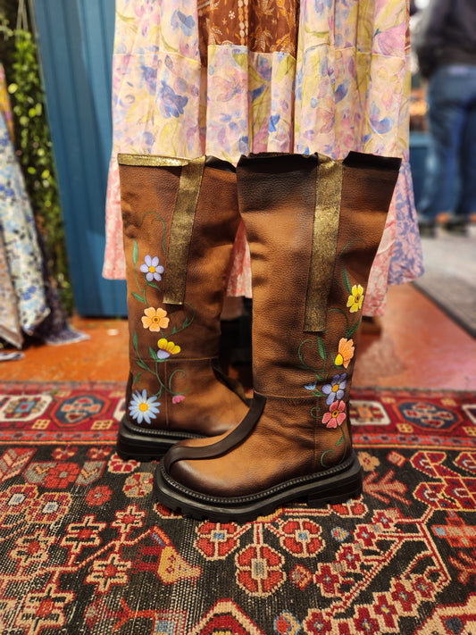 Floral Fantasy Papucci Boot - Michaela Davis*