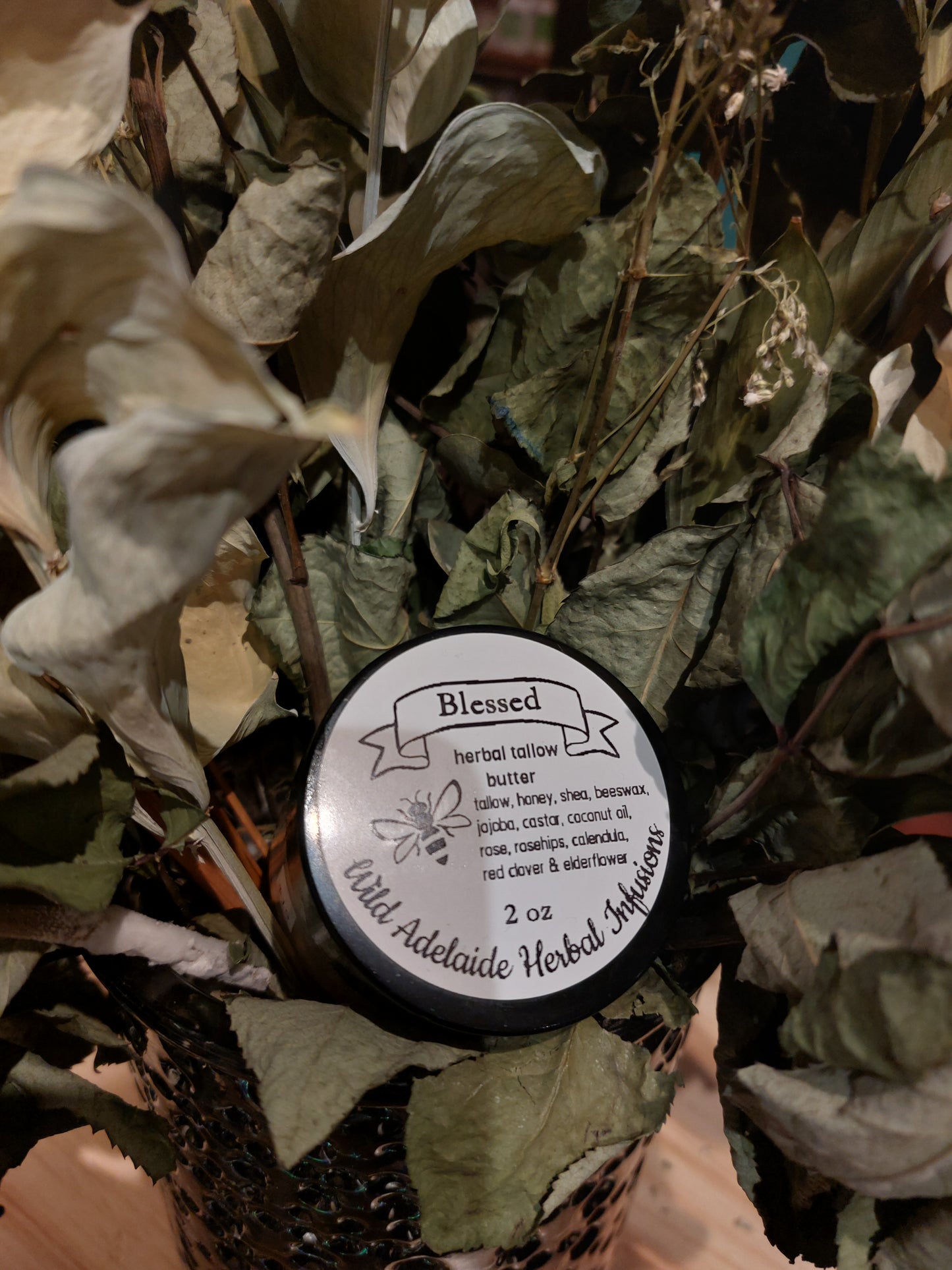 Blessed Herbal Tallow Butter - 2 oz