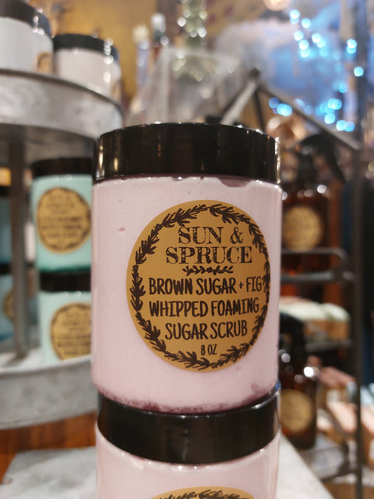 Brown Sugar & Fig Whipped Foaming Sugar Scrub