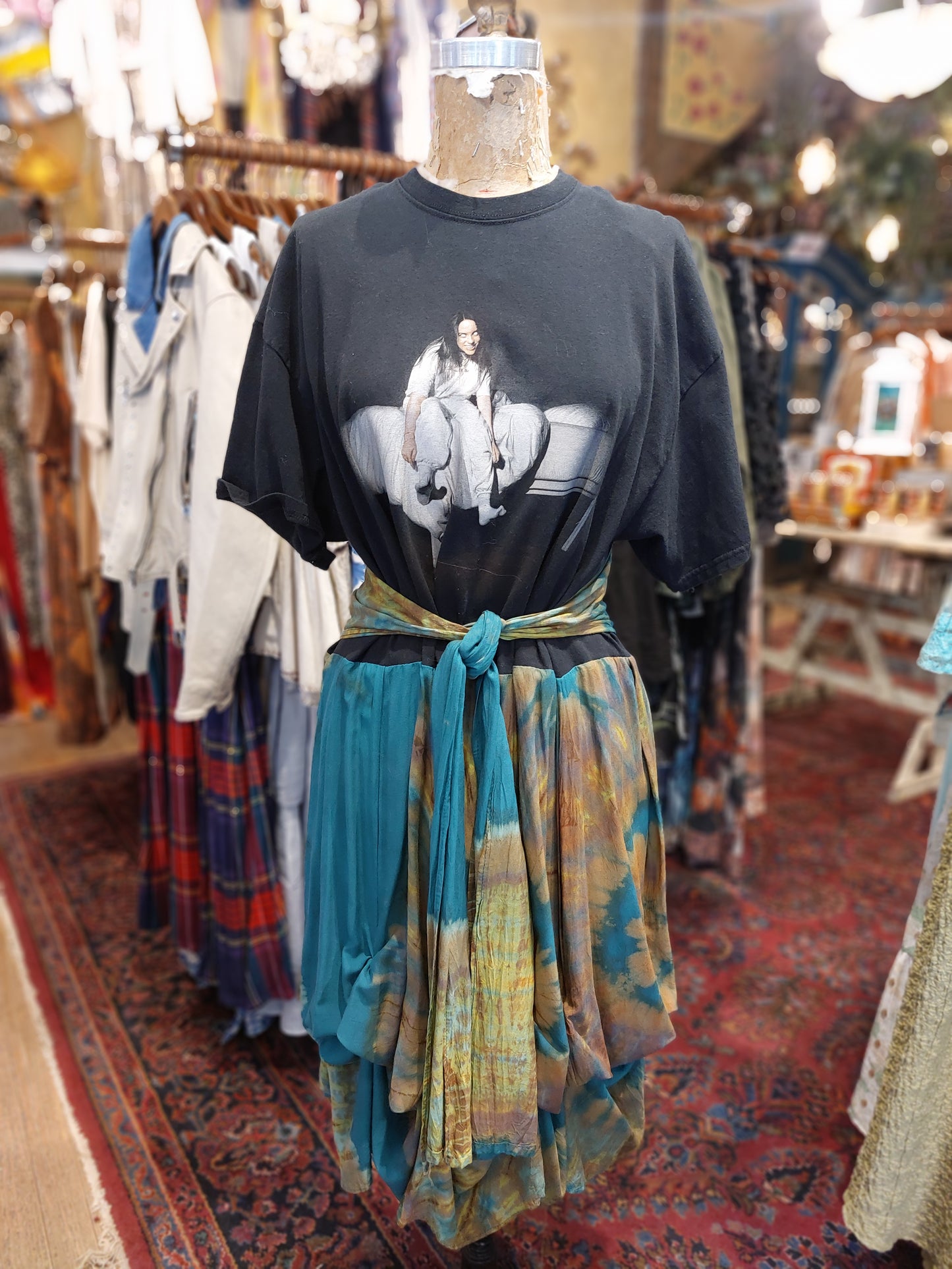 Billie Eilish Tie Dye Bottom Dress* #56
