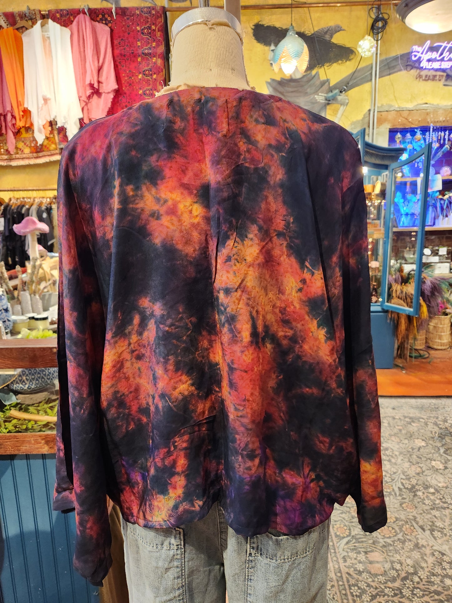 Warm Nebula Butterfly Top