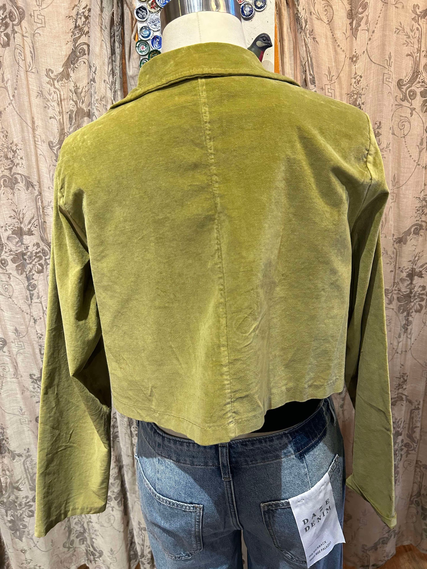 Velvet Crop Jacket- One Size