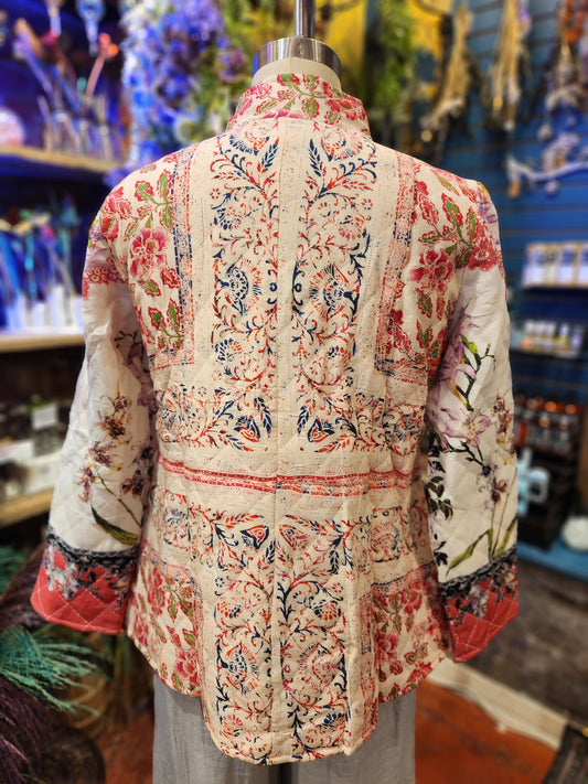 Find My Way Floral Quited Jacket