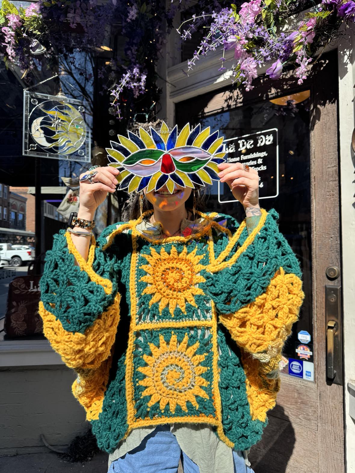 Mardi Gras Mask Stained Glass*