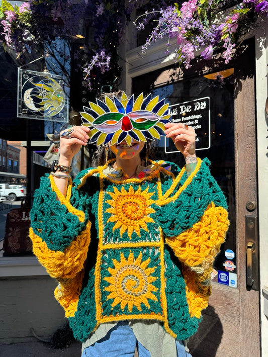 Mardi Gras Mask Stained Glass*
