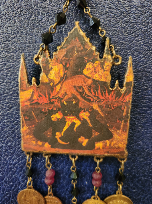 Mundas Caro Et Diabolus Handmade Artisan Necklace