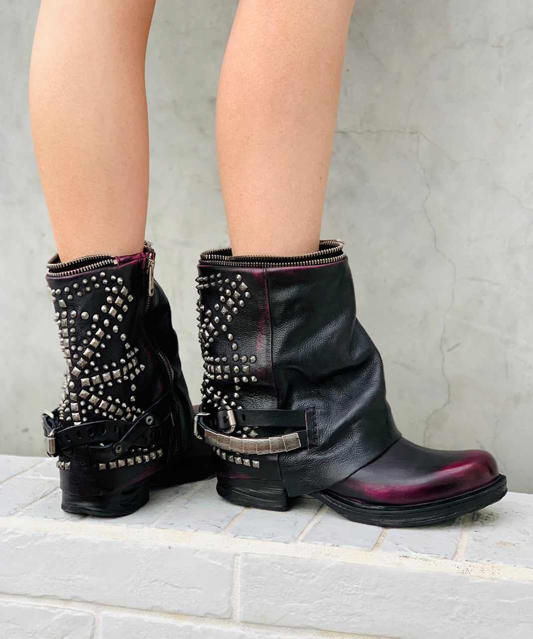 Sid Boots - Fushia + Nero - La De Da