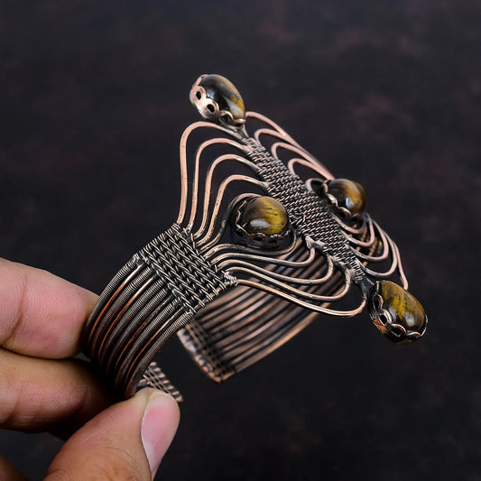 Tiger's Eye Bangle Cuff