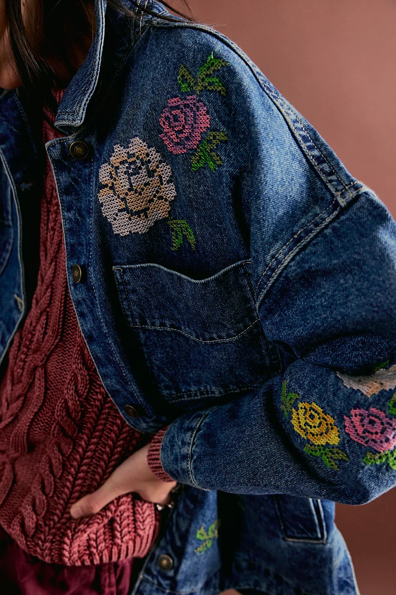 Madison City Embroidered Jacket - Cowboy Romance