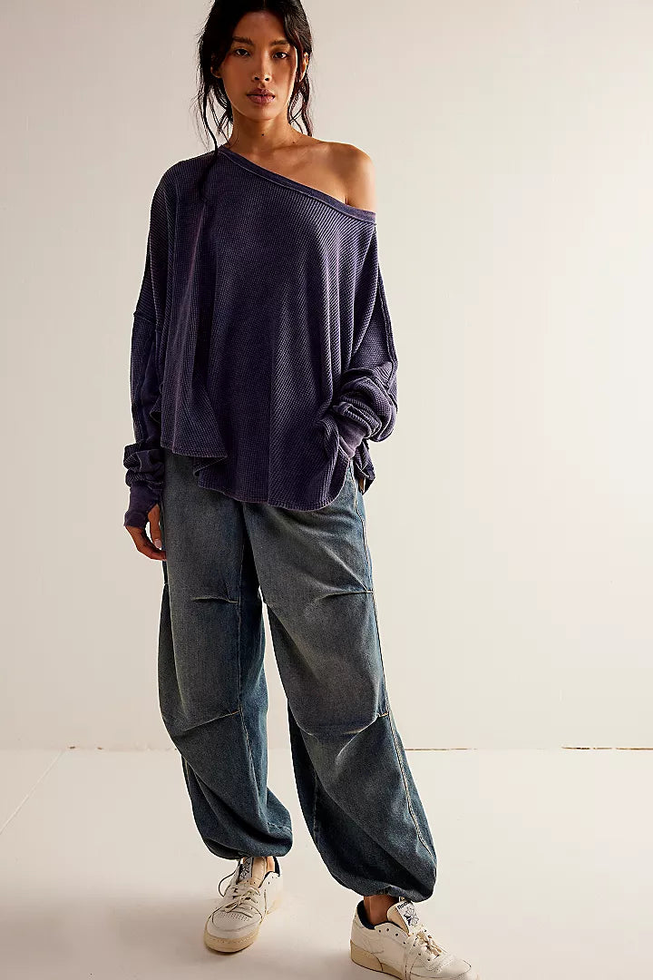 Microphone Drop Thermal - Navy - La De Da