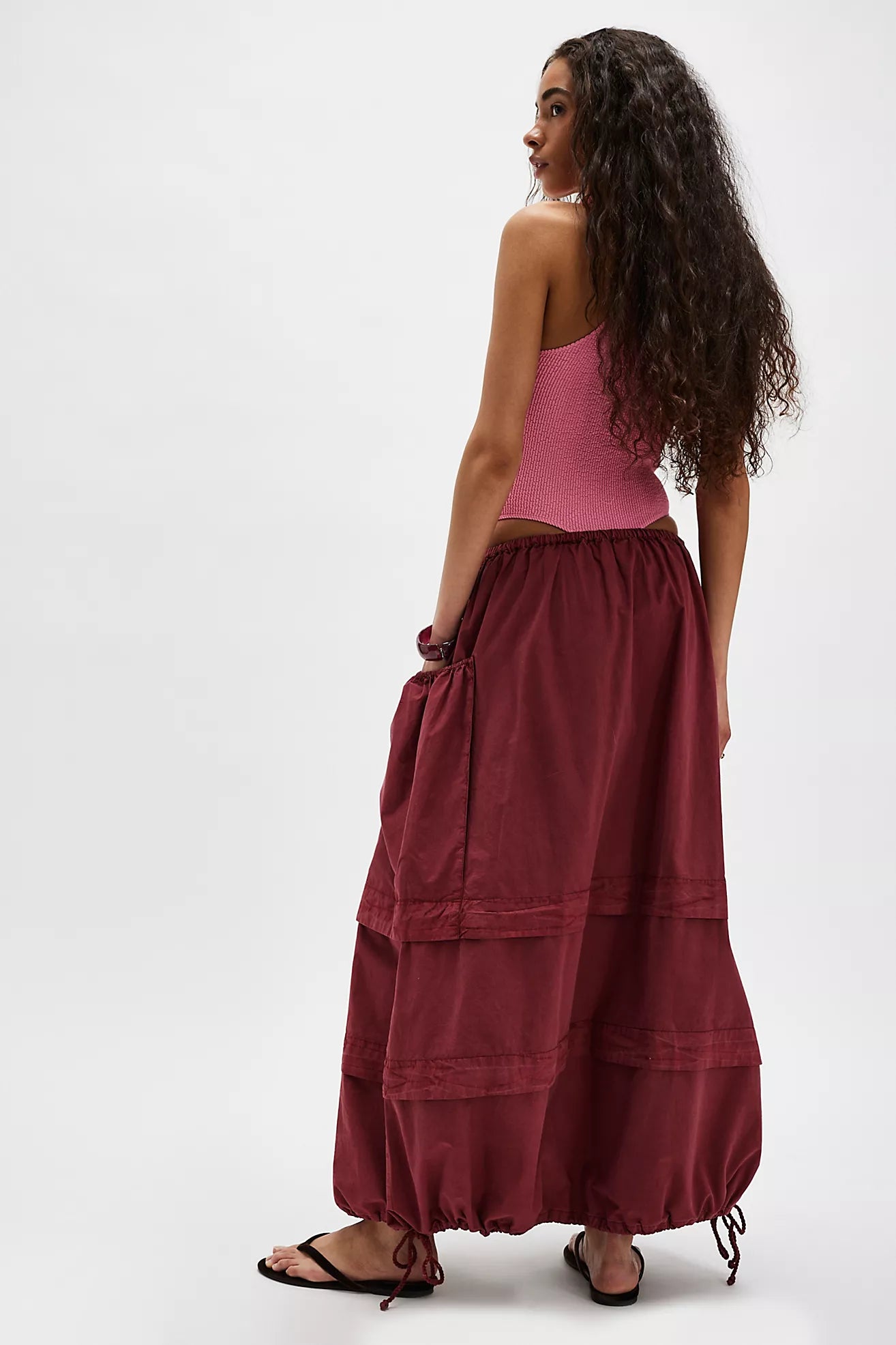 Eloise Maxi Skirt - Syrah